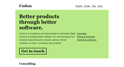 Desktop Screenshot of codon.com